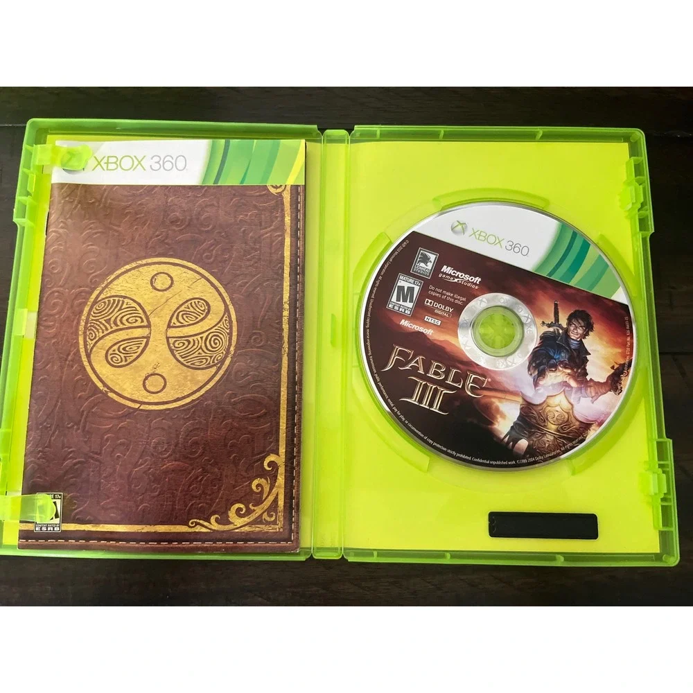 Fable III Xbox360 Microsoft Lionhead Studios RPG Video Game Complete with Manual
